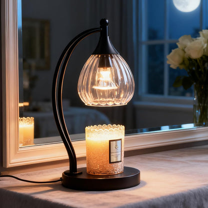 Candle Warmer Lamp with Timer and Dimmer - Electric Melter for Scented Jar Candles - Housewarming, New Home Decor