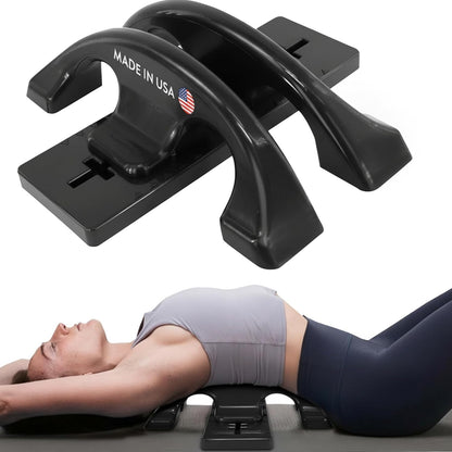 Arch Back Stretcher, Psoas Muscle Release Tool, Carbon Black | Fully Adjustable, Thrival App Compatible, Trigger Point Relief