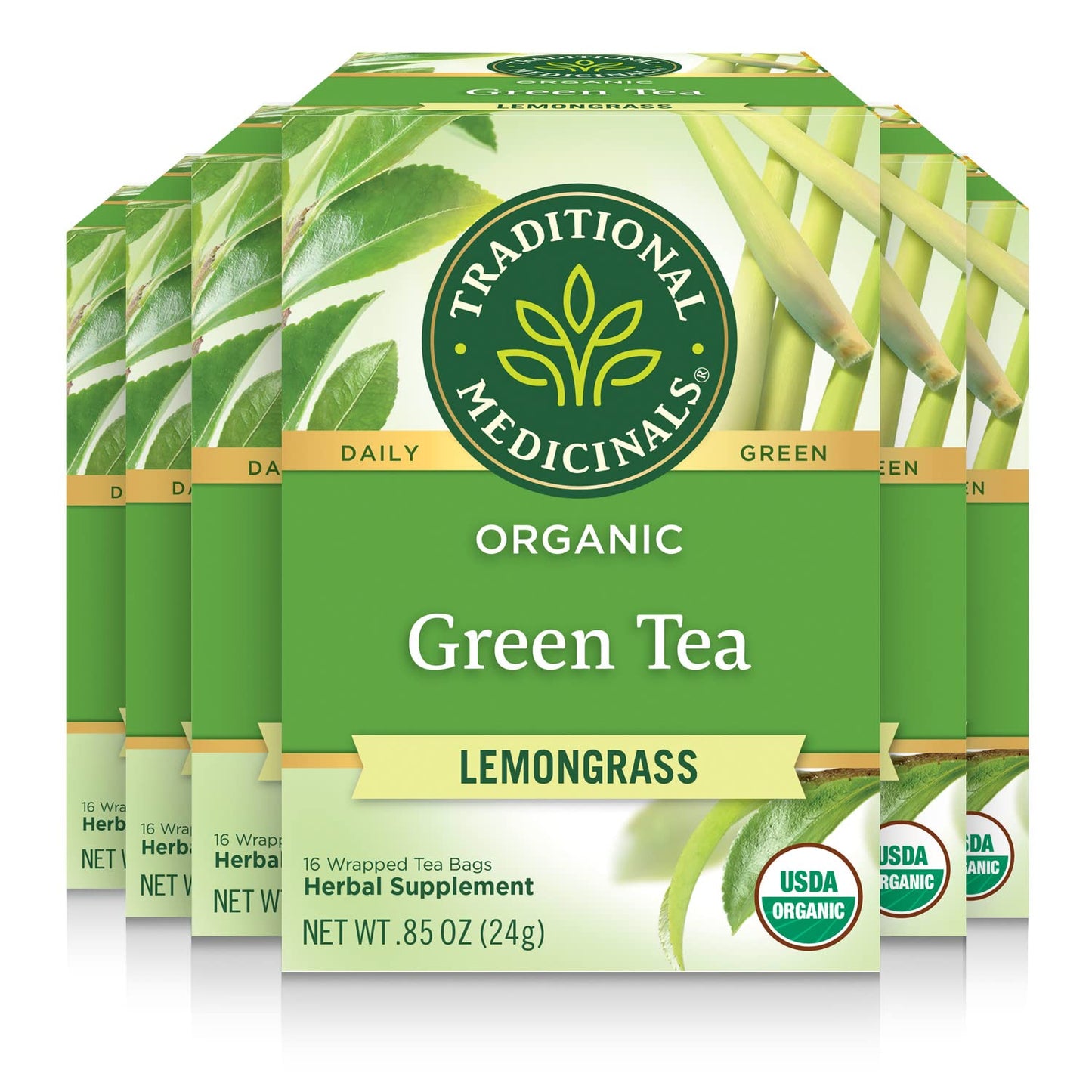 Traditional Medicinals Organic, Hibiscus Tea - Supports Normal Heart Health & Cardiovascular Wellness - Kosher, Non-GMO, Caffeine-Free, Compostable - 16 Tea Bags