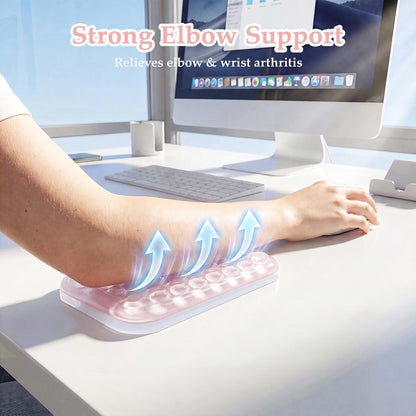 Ospelelf Ergonomic Elbow Pad, Gel Keyboard Wrist Rest Support for Office Desk Chair, Arm Wrist Pad for Typing Pain Relief