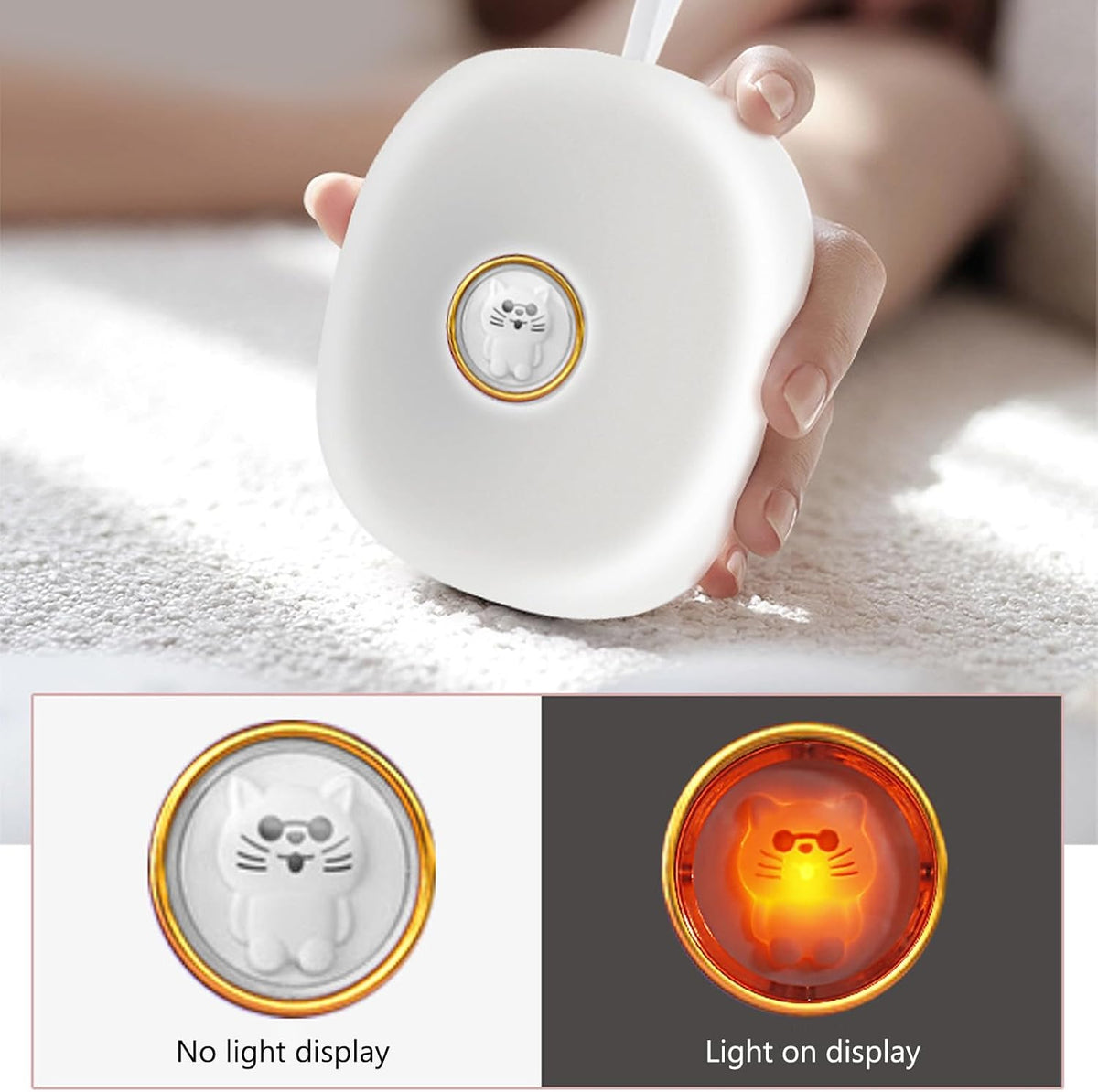 Airshi Vibrating Alarm Clock, Alert Digital Alarm Clock LED Display for Bedroom, Vibrating Alarm Clock for Heavy Sleepers, Extra Loud Bed Shaker Clock for Hearing Impaired
