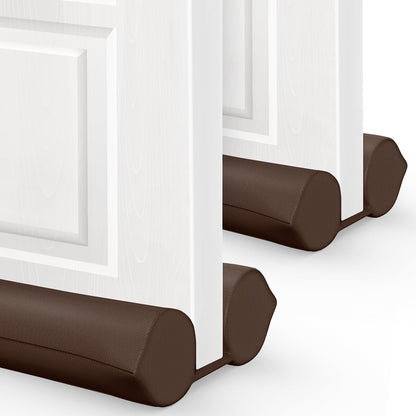 Comfyanno Under Door Draft Stopper - Bottom Door Gap Filler & Seal - Fits 30” to 36” Door, Double Side Block Noise, Sound, Air, Bugs, Dust, Easy to Install, No Adhesive, Black