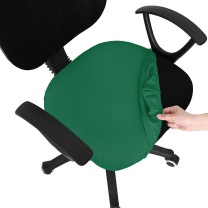 Smiry Office Computer Chair Armrest Covers, 2PCs Anti-dust Arm Rest Pad | Removable Washable Desk Chair Arm Pad Covers, Grey
