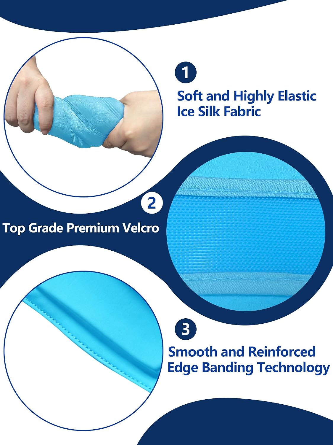 Flexible Neck Ice Pack Wrap,Gel Cold Therapy for Pain Relief | reusable,cool ice silk,stays cold 20 to 30 mins,dual hot & cold,hands-free, Ideas for tech neck, office workers and injuries