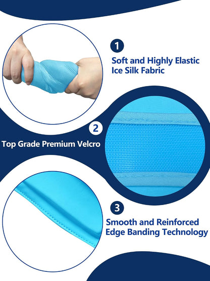 Flexible Neck Ice Pack Wrap,Gel Cold Therapy for Pain Relief | reusable,cool ice silk,stays cold 20 to 30 mins,dual hot & cold,hands-free, Ideas for tech neck, office workers and injuries