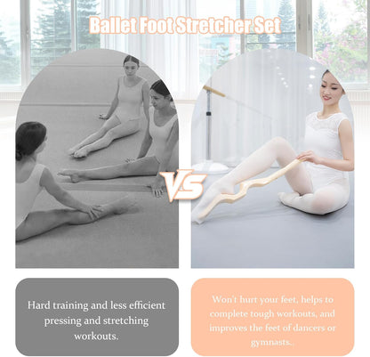 Ballet Foot Stretcher Set, Original Dance Foot Stretcher Ballet Training Equipment for Easy Carry for Easy Carry for Dancers, Yoga People