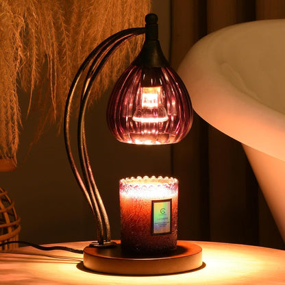 Candle Warmer Lamp with Timer and Dimmer - Electric Melter for Scented Jar Candles - Housewarming, New Home Decor