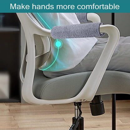 Small Office Chair Arm Covers Protectors, 2-Pack Chair Arm Pads with Straps