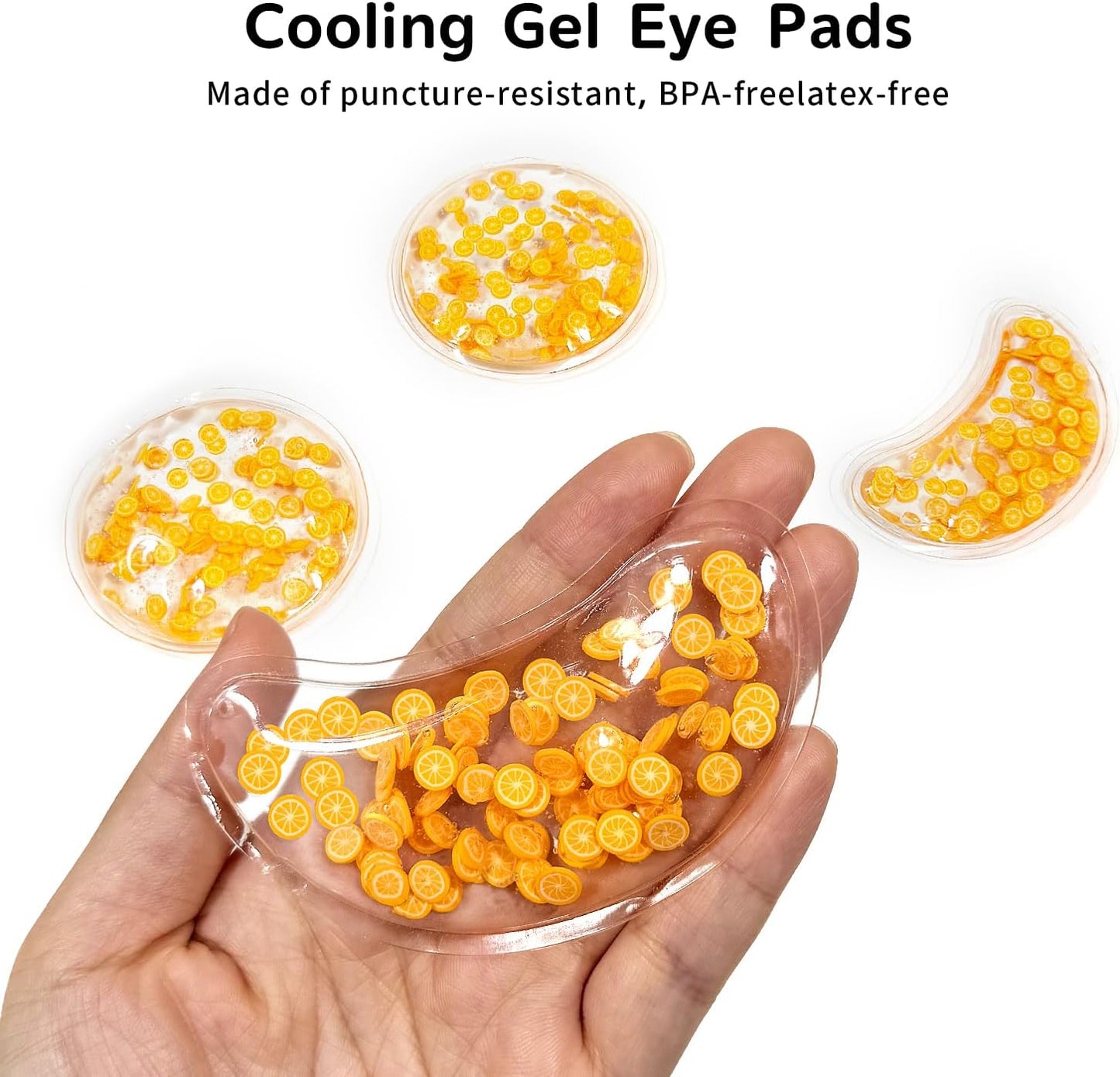 4PCS Gel Eye Ice Pack Set Reusable, Cold and Hot Compress for Eyes, Ice Pack for Eyes, Cooling Eye Pads for Eye Strain, Swelling, Redness, Dark Circles, Puffy Eyes, and Eye Recovery Surgery.