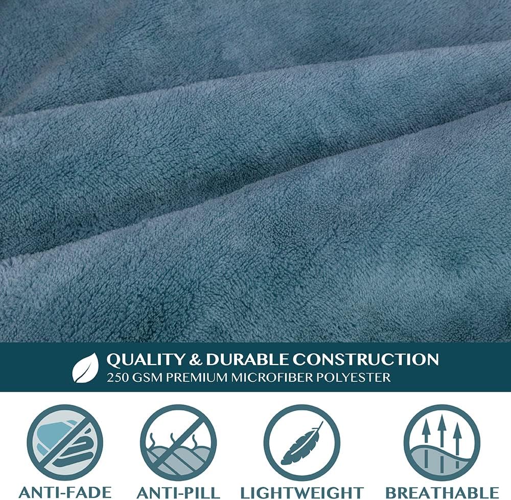 PAVILIA Wearable Blanket with Sleeves for Adult Women Men, Cozy Fleece Warm Wrap Throw with Arms, Gifts for Christmas, Wife