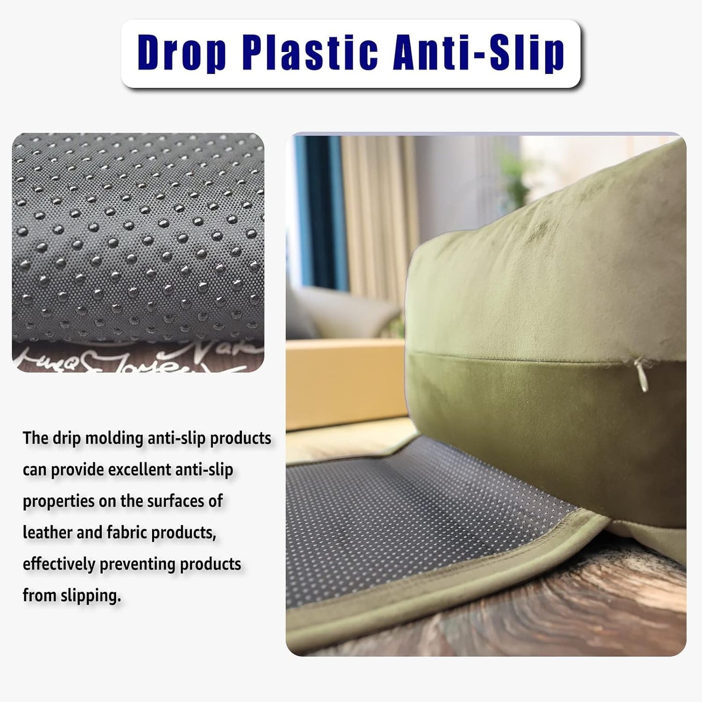 Adjustable Headrest Pillow for Recliners and Armchairs - Non-Slip Velvet Cushion for Neck Support and Pain Relief (Gray)