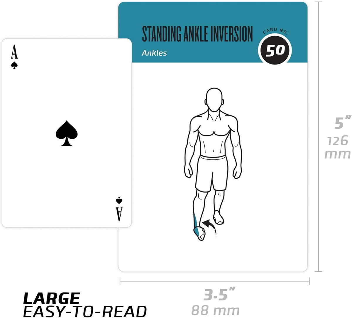 NewMe Fitness Stretching Workout Cards, Fitness Deck for Women and Men
