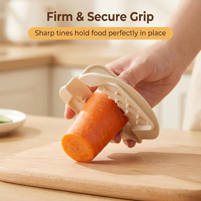 NACOLUS Finger Guard for Mandoline Slicer & Grater, Kitchen Safety | BPA-free finger guards for cutting food while grating,slicing,secure tines grip veggies&foods,Fits mandolines,graters,knives