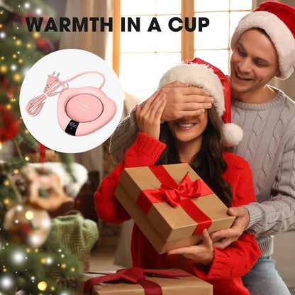 Coffee Mug Warmer for Desk, Cup Warmer with Auto Shut Off, Mug Warmer Plate for Coffee, Milk, Tea, Beverage - Mug Heater for Travel, Home and Office (Green)