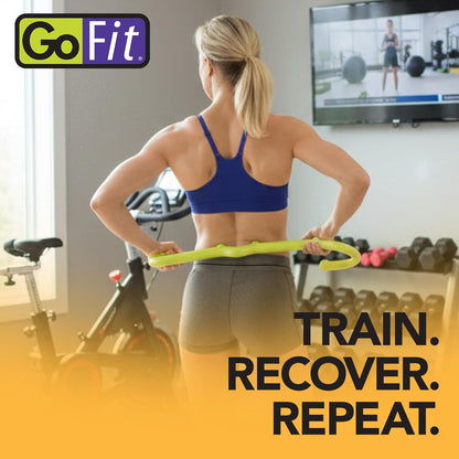 GoFit Muscle Self Massage Hook – Ergonomic Massage Wand for Targeted Muscle Relief, Deep Tissue Trigger Point Therapy, and Myofascial Release