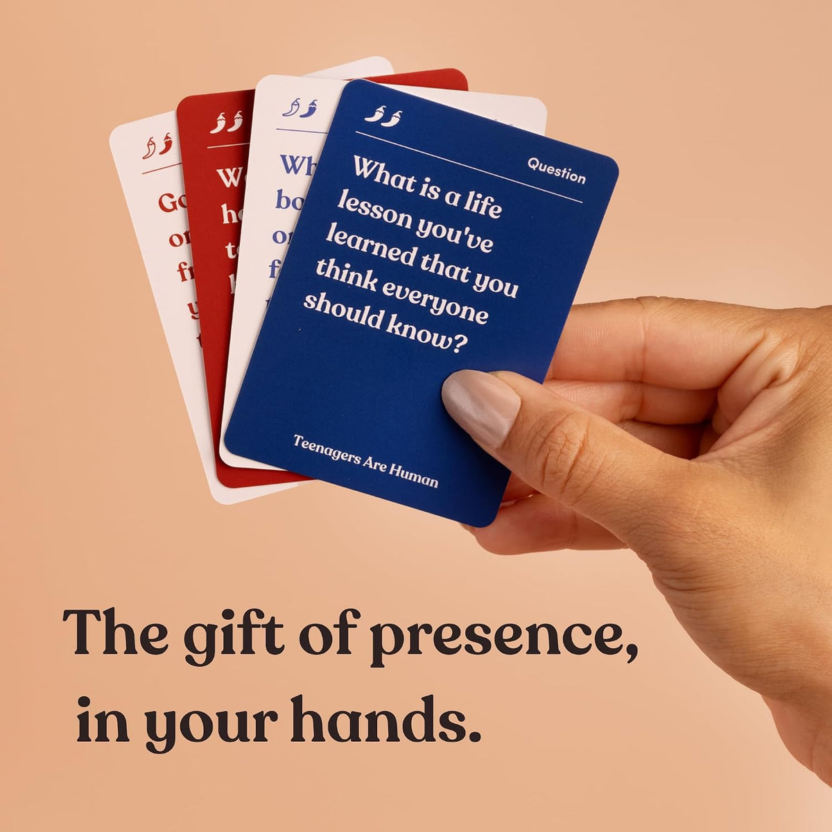 Friends are Human Conversation Cards for Friendship and Bonding, 140 Cards