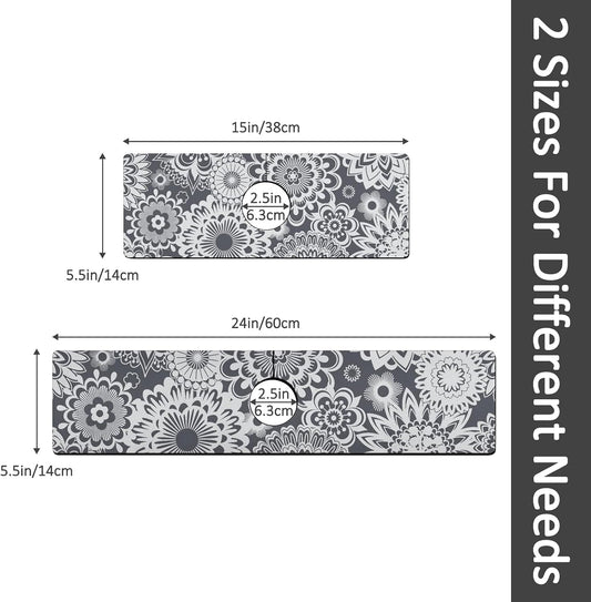 24" X 5.5" Kitchen Sink Splash Guard Faucet Mat Mandala Super Absorbent Fast Drying Faucet Guard & Draining Mat Sink Splash Guard Behind Faucet for Kitchen, Bathroom