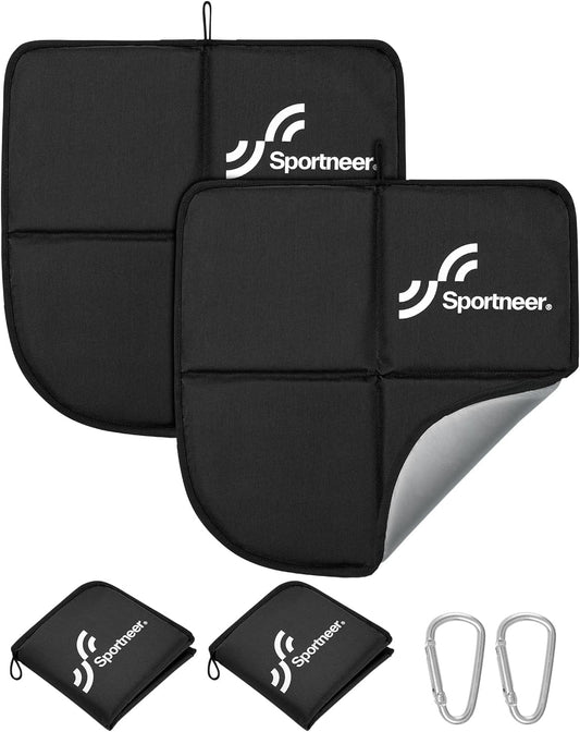Sportneer Sitting Pad, 0.13lbs Lightweight Waterproof Folding Seat Pad for Backpacking, 15.75'' x 15.75'' Portable Camping Seat Mat for Hiking, Picnics & Outdoor Use