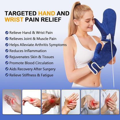 Cordless Foot Warmer with Heat and Massage - Rechargeable Heating Pad for Feet, 3 Temp & Vibration Levels, 60 Min Timer for Plantar Fasciitis, Ankle Pain, Cold Feet at Home, Office, Sleeping