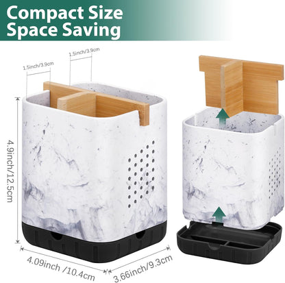 Boperzi Toothbrush Holders, Kids Toothbrush Holder with Drainage, Detachable Anti-Slip Electric Toothbrush Holder, Toothpaste Organizer Storage Caddy for Bathroom Countertop, Shower, Kitchen, Vanity