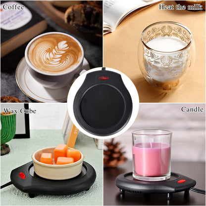 ASAWASA Candle Warmer for Large Jar, Coffee Mug Warmers | Safely Releases Scents Without a Flame, Melt Candle Quickly, Enjoy Your Warm Coffee Tea. Gifts for Festival Birthday Women