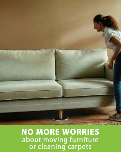 12 Pack Furniture Sliders for Carpet, 6 x 3.5 Inch Large Reusable Heavy Duty Movers, Moving Pads for Couch, Bed, Dresser, Table, Gliders for Furniture on Carpet and Hardwood Floors (Beige, 6 x 3.5)