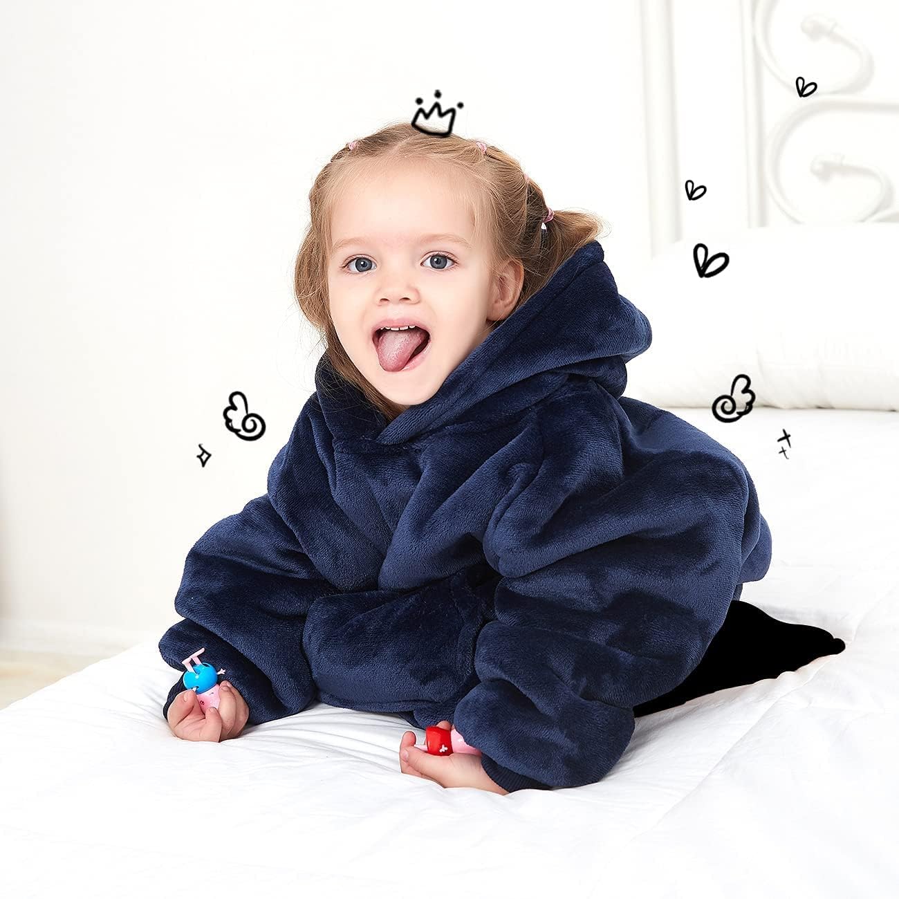 Wearable Blanket Hoodie for Adults With Pocket Strawberry Hoodie | Sherpa, Fuzzy Blanket Hoodie, Oversized Sweatshirt Blanket, Kangaroo Pouch, Cute Birthday Gifts for Sister, Cute Stuff