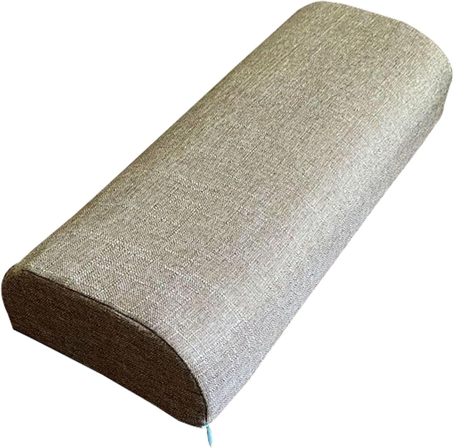 Knee Pillow Half Moon for Back Sleeping, Knee Wedge Pillow for Back Pain,Body Pillow Leg Pillow for Side Sleeping, Knee Bolster Pillow for Legs Support, Half Moon(17,45x18x10cm/18x7x4in)
