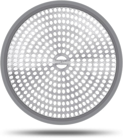 LEKEYE Shower Drain Hair Catcher/Strainer/Stainless Steel and Silicone