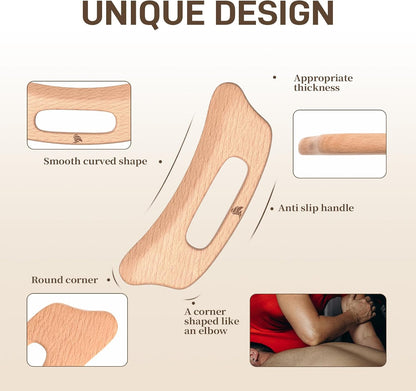Wood Massage Tool (gua sha Board 2)