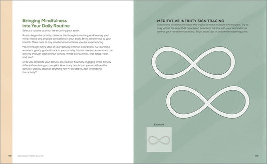 Depression Relief Journal: Creative Prompts & Mindfulness Practices to Release Negative Emotions