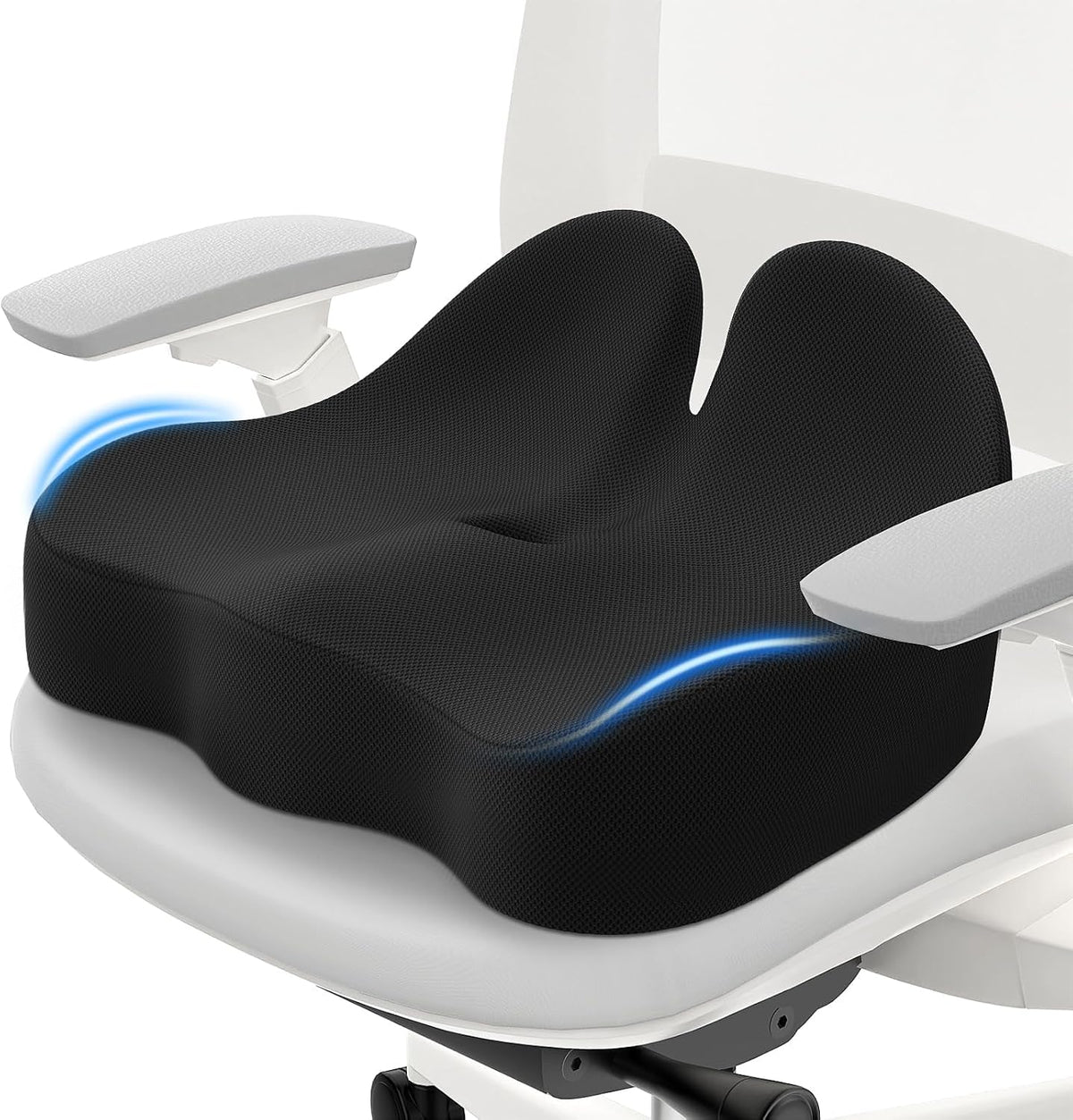 Memory Foam Seat Cushion, Ergonomic Office Chair Cushion for Long Sitting