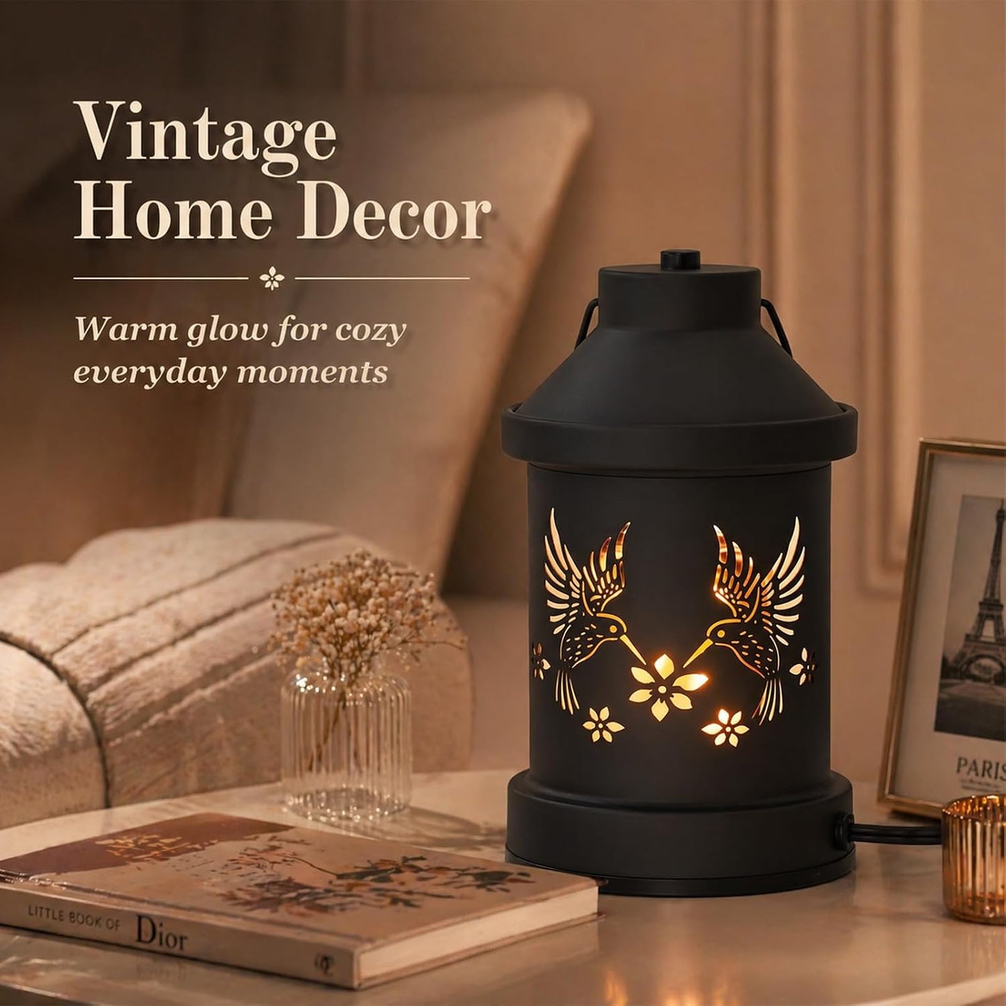 Eandisom Hummingbird Candle Warmer Lamp Timer - Birthday Gifts for Women