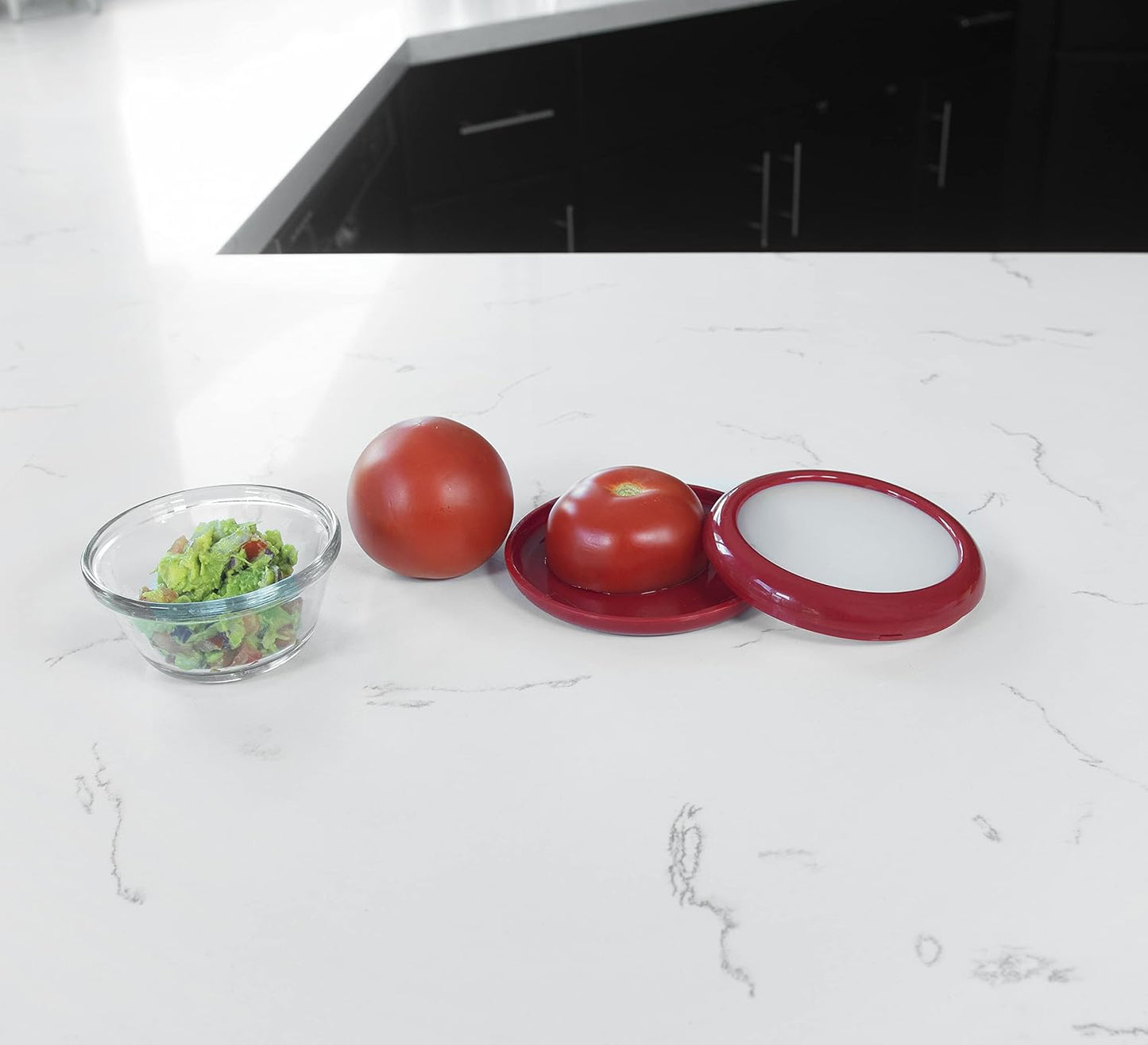 Joie Fresh Stretch Pod Onion Storage Container, Silicone Food Saver, Keeps Leftover Produce Flavorful and Firm in Fridge, Reusable Kitchen Gadget, Dishwasher Safe, BPA-Free