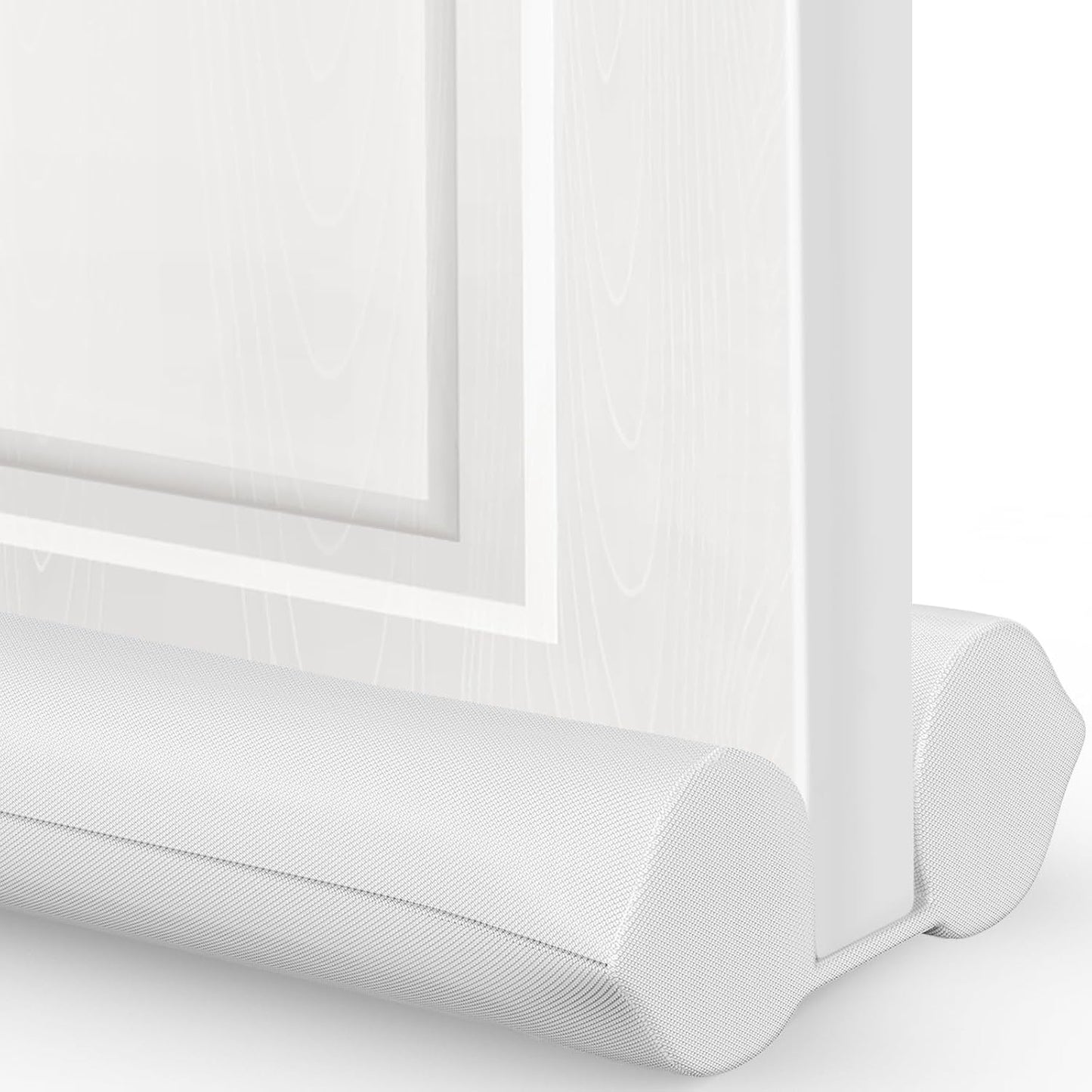 Comfyanno Under Door Draft Stopper - Bottom Door Gap Filler & Seal - Fits 30” to 36” Door, Double Side Block Noise, Sound, Air, Bugs, Dust, Easy to Install, No Adhesive, Black