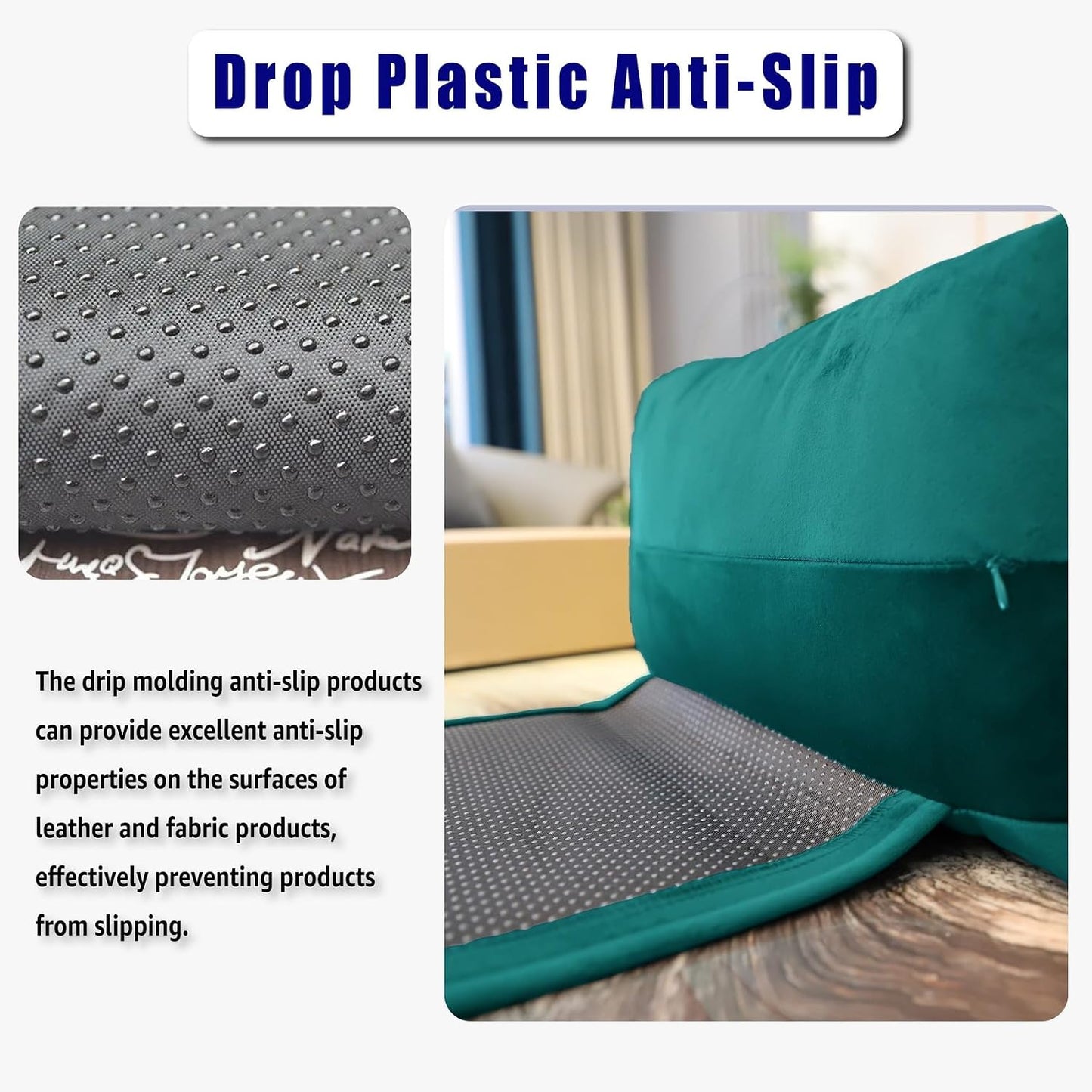 Adjustable Headrest Pillow for Recliners and Armchairs - Non-Slip Velvet Cushion for Neck Support and Pain Relief (Gray)