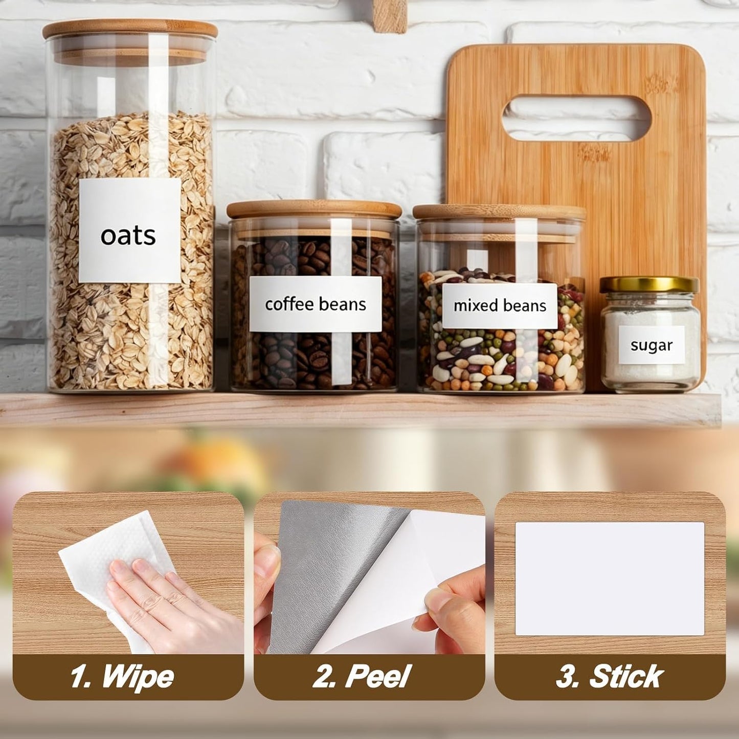 Dry Erase Labels 30 Pack 3x5Inch Reusable Whiteboard Sticky Notes Dry Erase Stickers Whiteboard Sticky Labels with Pen Tear Resistant & No Residue for Storage Bins Home Office Organization