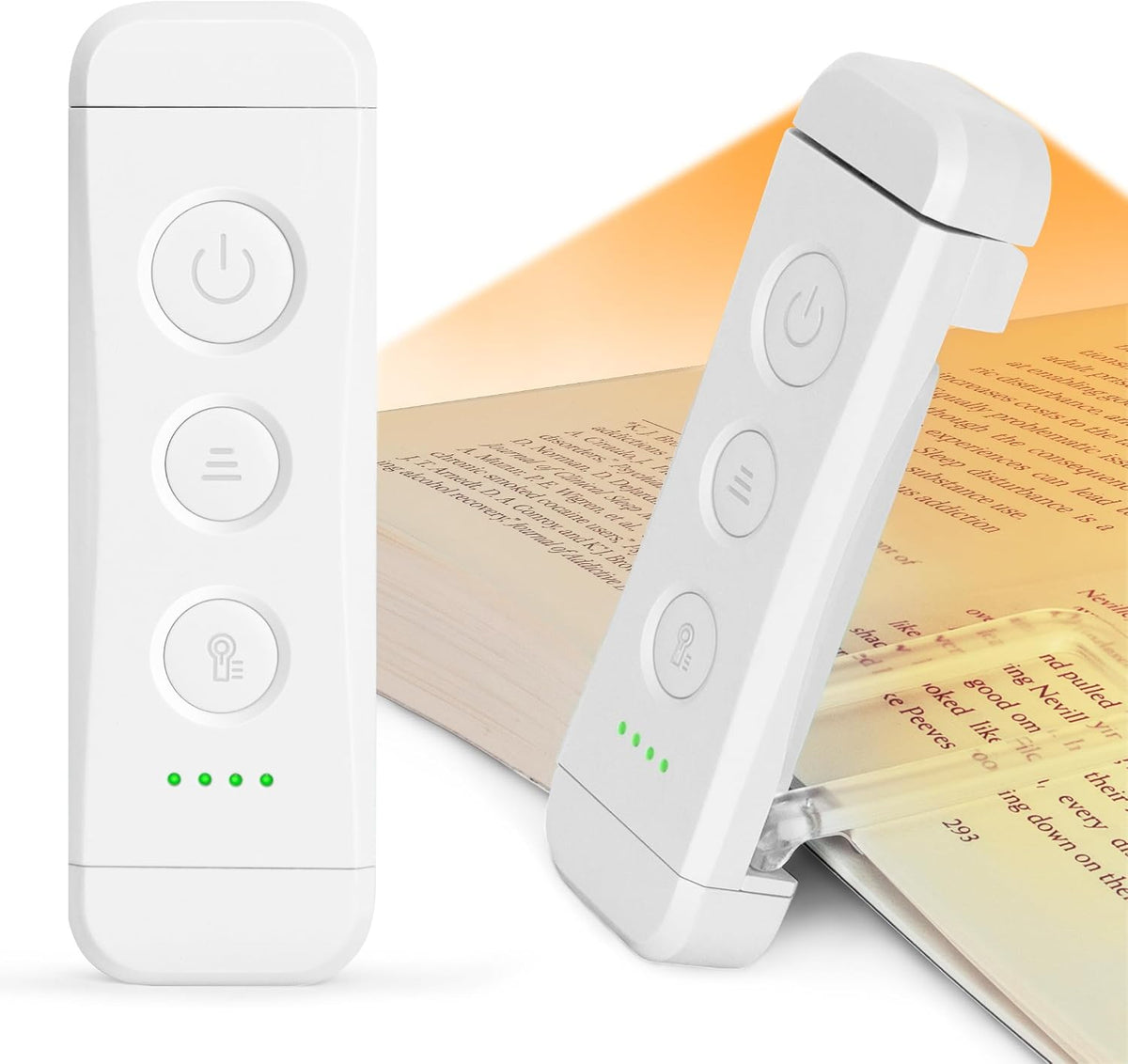 Glocusent USB Rechargeable Book Light for Reading in Bed, LED Reading Light