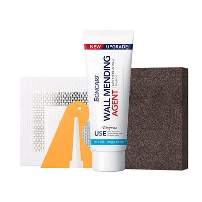 Drywall Repair Kit, 2-Pack Wall Mending Agent, Wall Spackle with Tools | Includes Scraper and Sandpaper. For Wall Surface Hole Fill, Quick And Easy Solution.