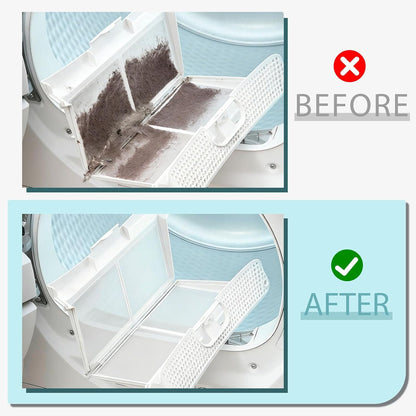 Dryer Vent Cleaner Kit Vacuum Hose Attachment Lint Brush Cleaning Tool