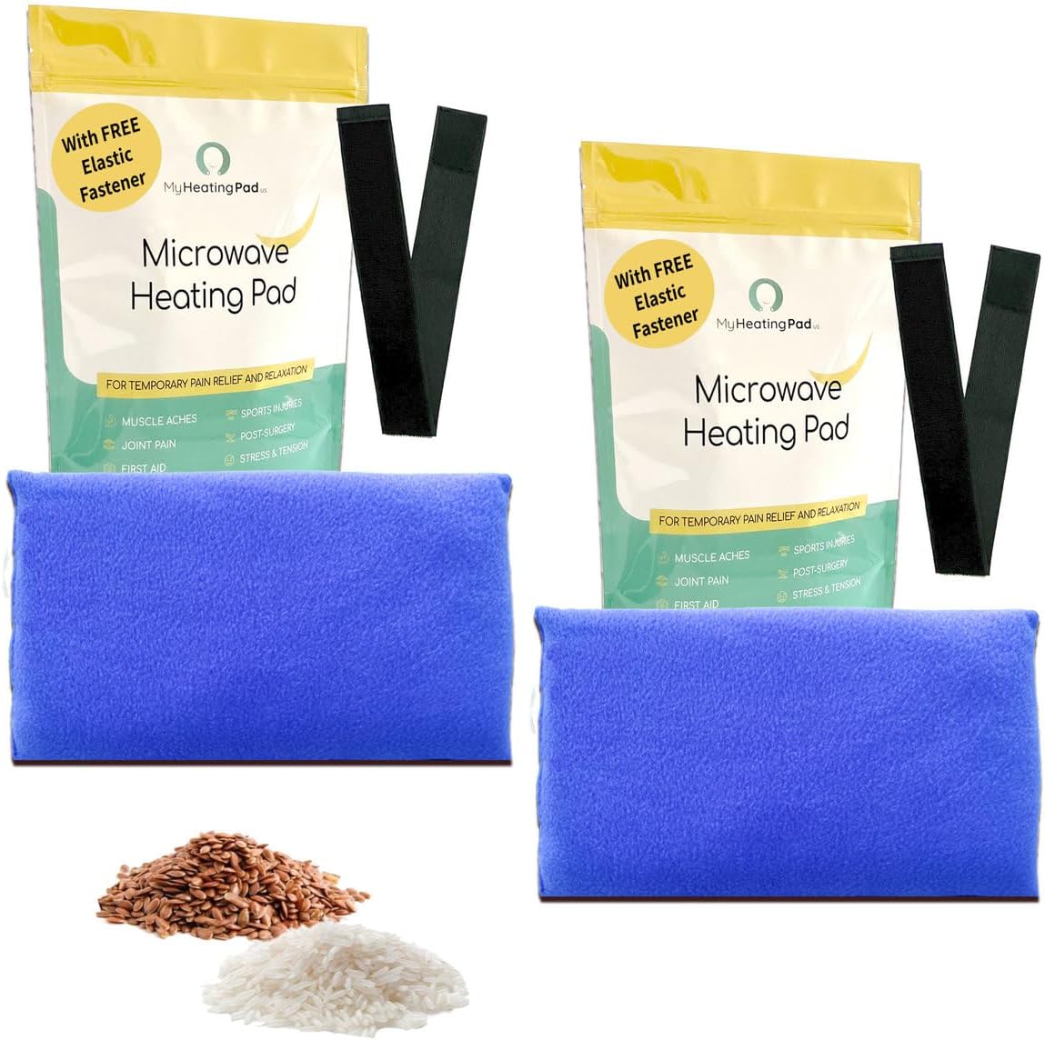 My Heating Pad Microwave Heating Pad - Moist Microwavable Heating Pads for Joints and Muscles Relief - Microwave Hot Pack Heat Pad for Cramps - Chilled or Heated Pad Therapy - Purple Unscented