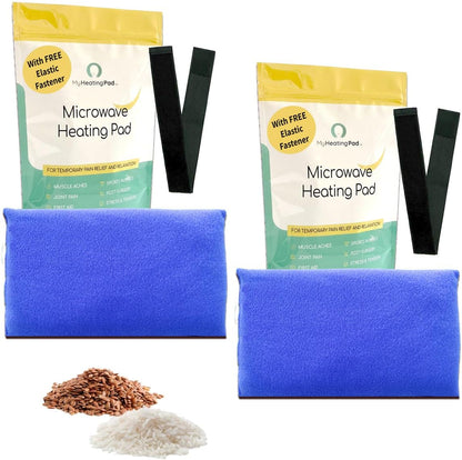 My Heating Pad Microwave Heating Pad - Moist Microwavable Heating Pads for Joints and Muscles Relief - Microwave Hot Pack Heat Pad for Cramps - Chilled or Heated Pad Therapy - Purple Unscented