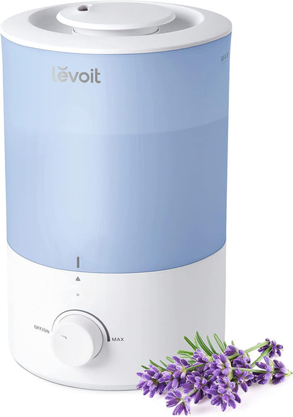 Levoit Top Fill Humidifiers for Bedroom, 2.5L Tank for Large Room, 25dB