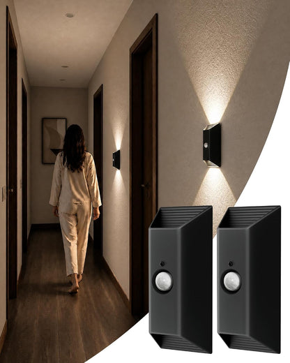 EZVALO Motion Sensor Wall Light with Remote Control, Rechargeable Wall Sconce, 3 Color Temps, Dimmable, Magnetic, LED Indoor Wireless Wall Lamp, 4000mAh, for Hallway, Stair, Entryway, Renters