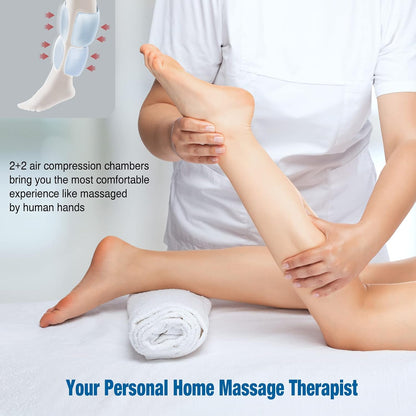 FIT KING Calf Massager, Sequential Air Compression Leg Massager