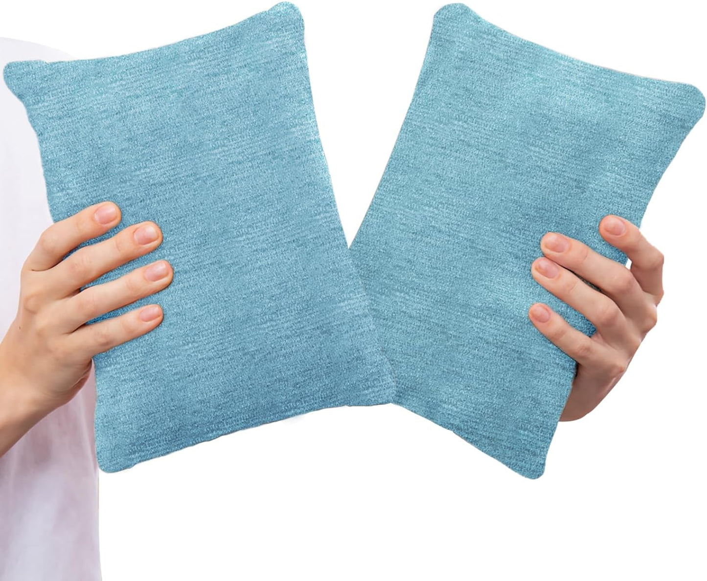 1 MIDDLE ONE 2 Pack Small Pillow, Memory Foam Mini Pillow 11 X 7 Inches for Travel, Sleeping, Nap and Neck, Knee, Lumbar Support, Tiny Cushion for Pet, Dogs (Grey)