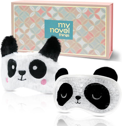 my novel things Cooling Eye Mask and Plush Sleep Mask for Woman 2PCS