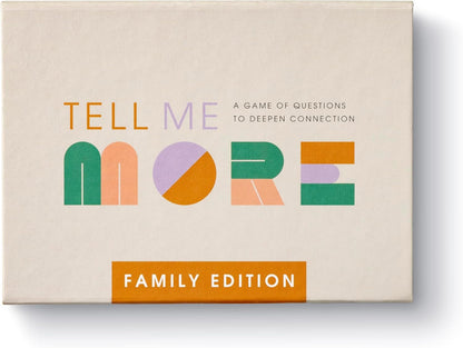 Tell Me More: A Conversation Starter Game of Questions to Deepen Connection