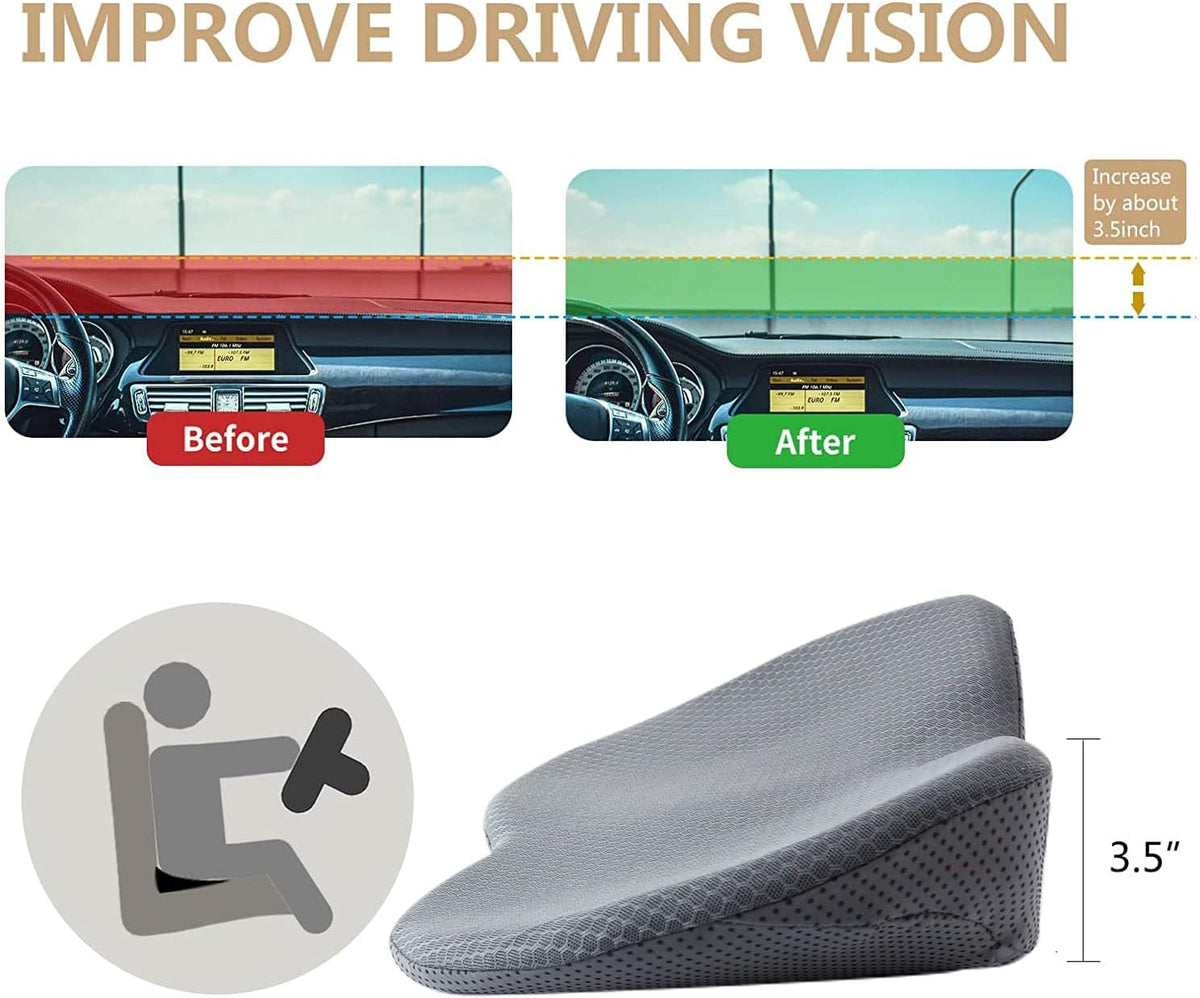 Livtribe Car Seat Cushion, Comfortable Wedge Seat Cushions for Long Driving