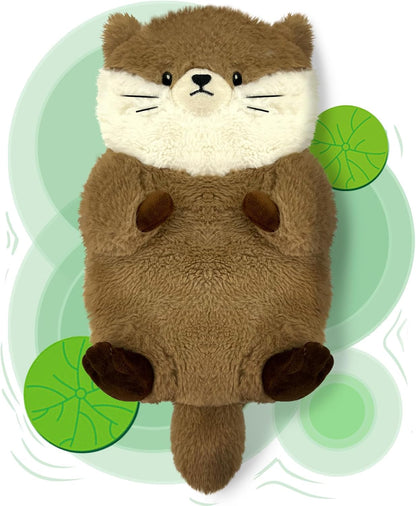 Otter Microwave Heating Pad for Cramps,Cute Stuffed Animal,Cozy Plush